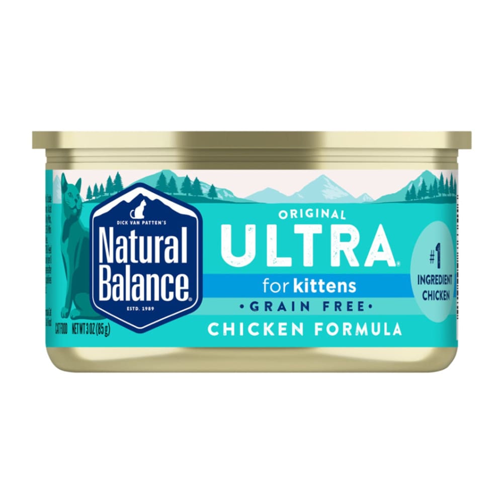 Natural Balance Pet Foods Original Ultra Whole Body Health Wet Kitten Food Chicken 3 oz 24 pk - Pet Supplies - Natural Balance