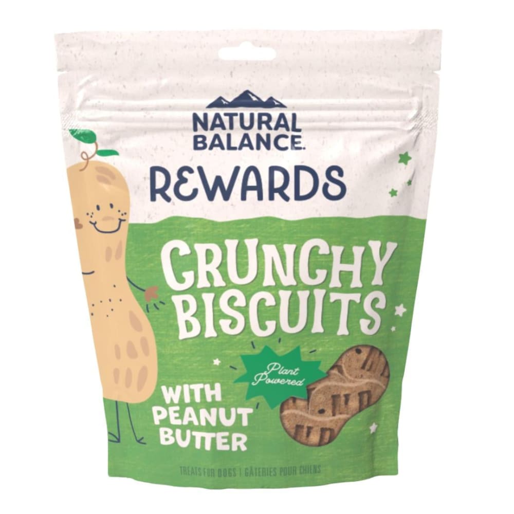 Natural Balance Pet Foods Rewards Crunchy Biscuits Dog Treats Peanut Butter 1ea-14 oz - Pet Supplies - Natural Balance