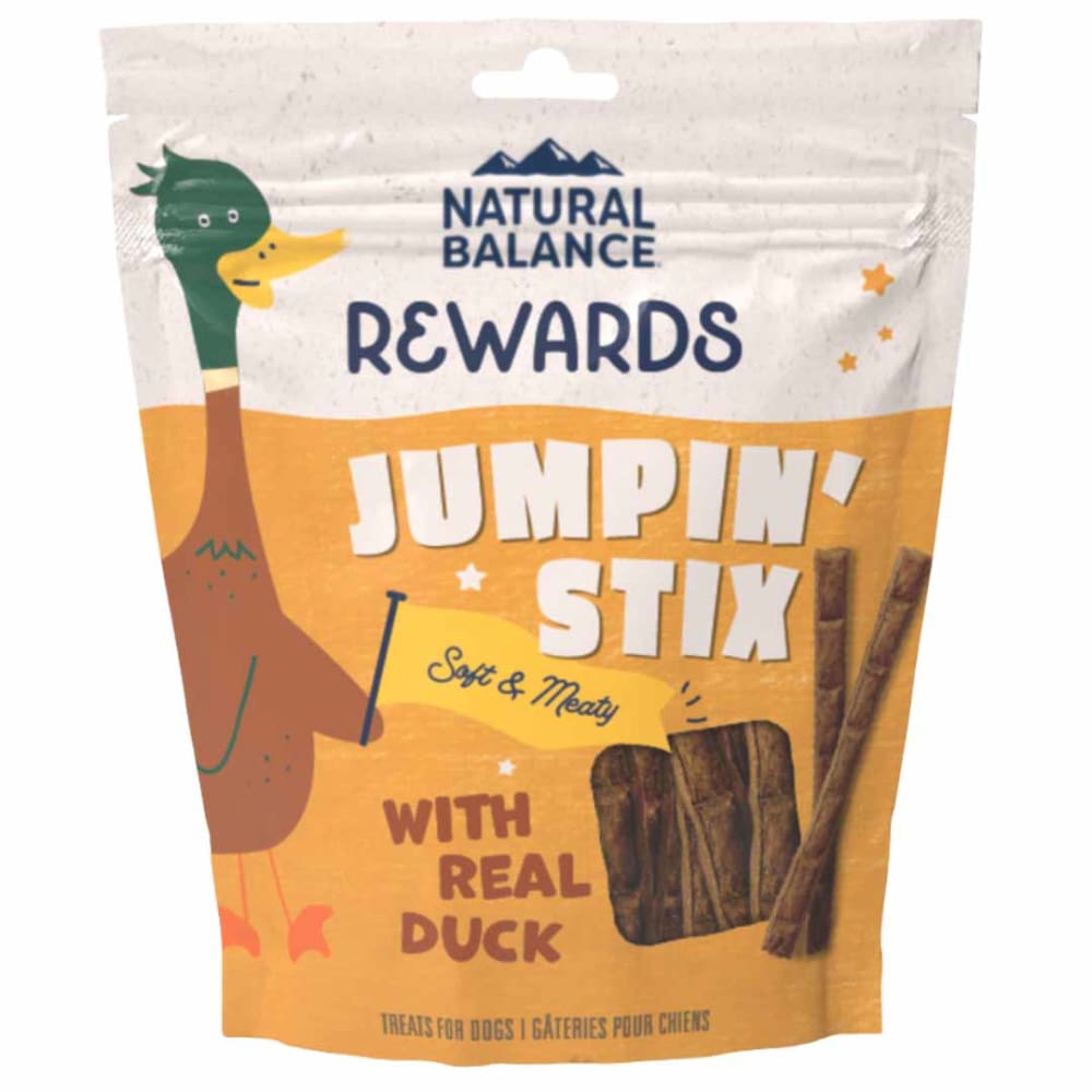 Natural Balance Pet Foods Rewards Jumpin Stix Dog Treats Duck 1ea-4 oz - Pet Supplies - Natural Balance