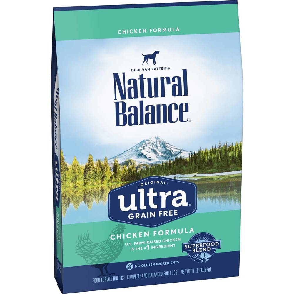 Natural Balance Pet Foods Ultra Grain Free Dry Dog Food Chicken 1ea/11 lb - Pet Supplies - Natural Balance