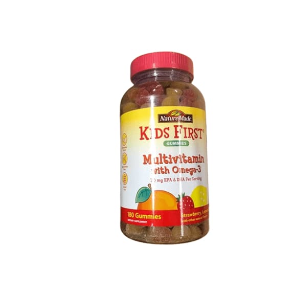 Nature Made Kids First Multivitamin Gummies with Omega 3, 180 ct. - ShelHealth.Com