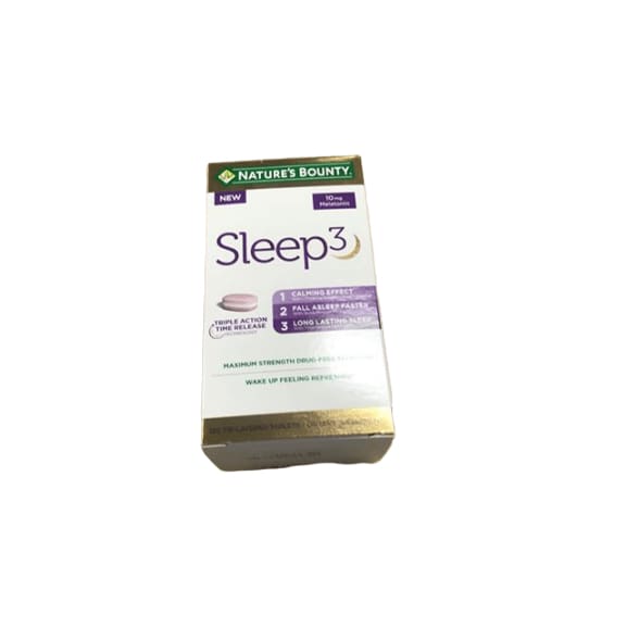 Nature's Bounty Sleep3 Tri-Layer Melatonin, 120 Count - ShelHealth.Com