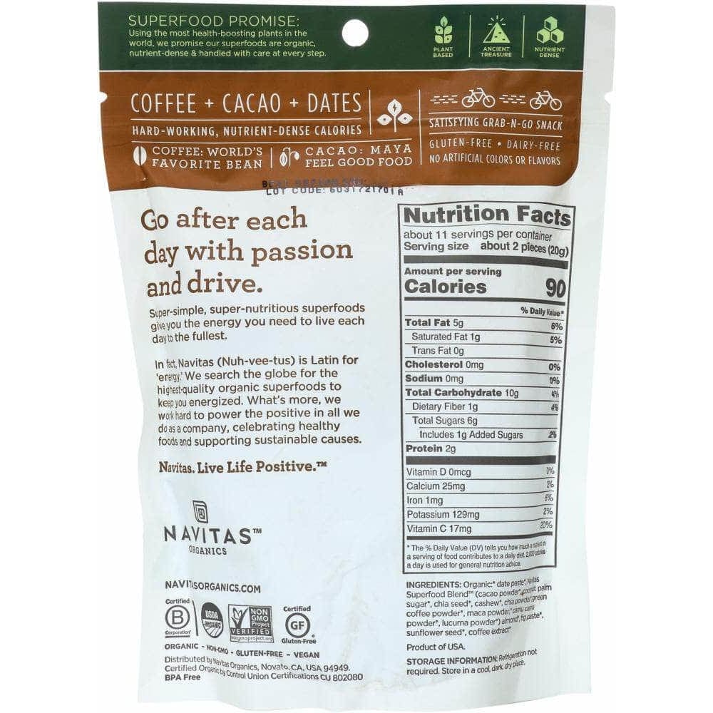Navitas Navitas Naturals Organic Power Snacks Coffee Cacao, 8 oz