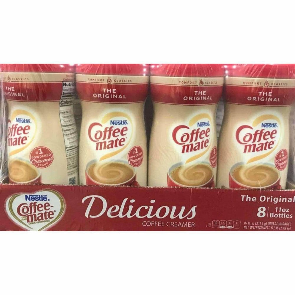 NESTLE COFFEE-MATE Coffee Creamer, Original, 11oz powder creamer, Pack of 8 - ShelHealth.Com