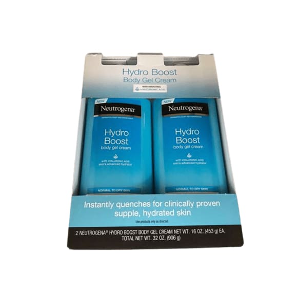 Neutrogena Hydro Boost Body Gel Cream, 2 x 16 oz. - ShelHealth.Com
