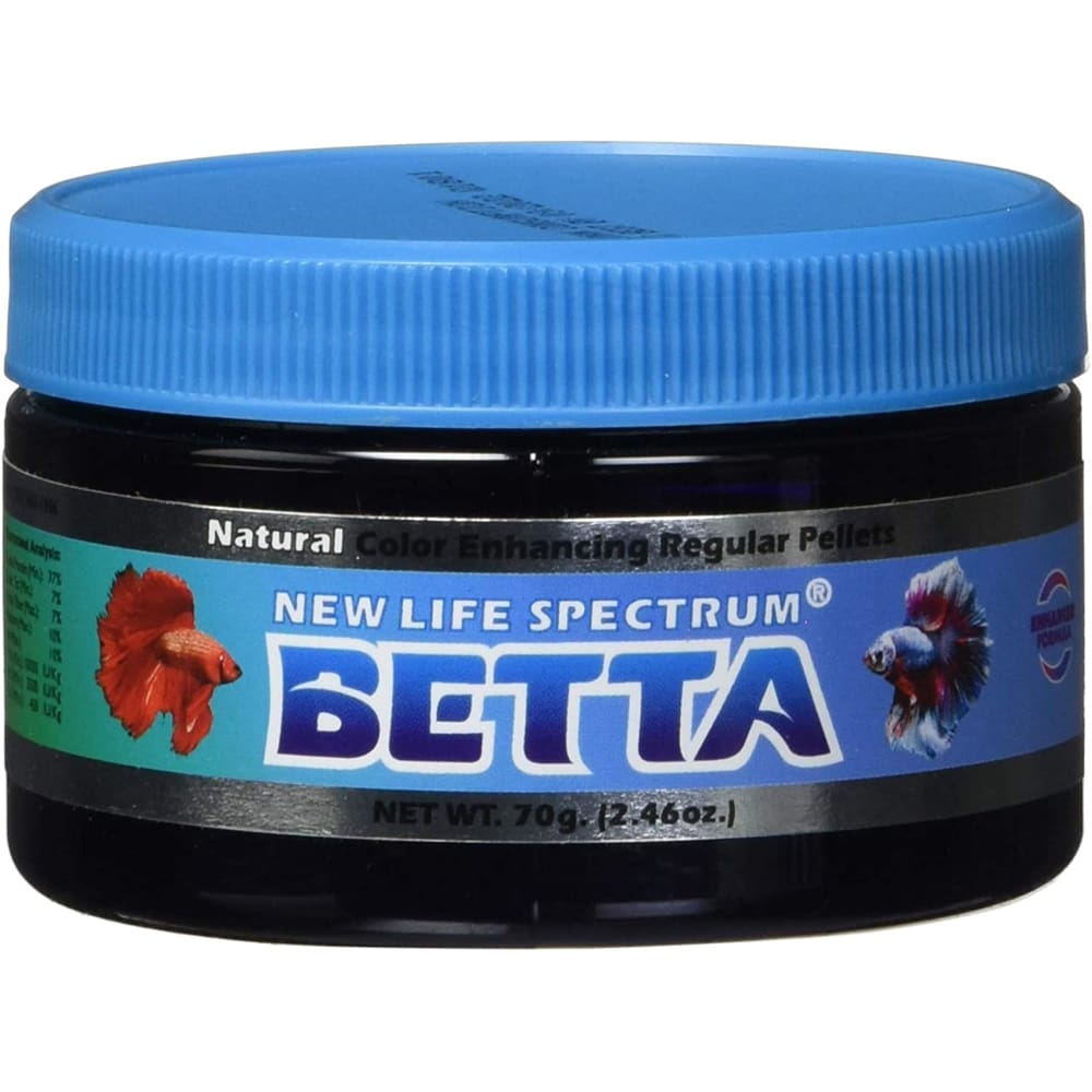 New Life Spectrum Betta Pellets Fish Food 2.46 oz Regular - Pet Supplies - New Life