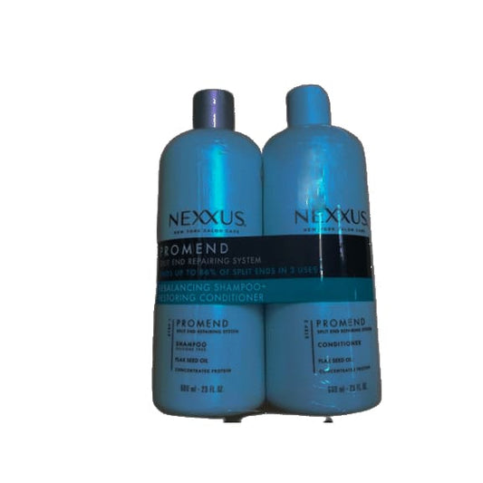 Nexxus Promend System Shampoo & Conditioner, For Hair Prone to Split Ends 23 oz, 2 count - ShelHealth.Com