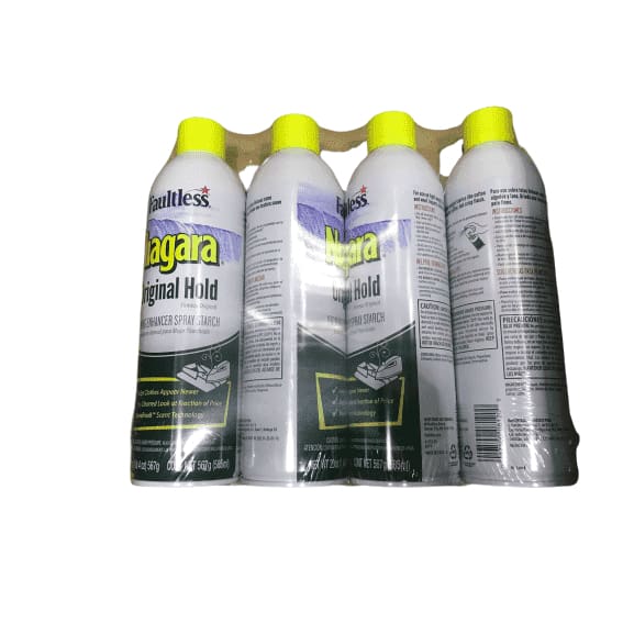 Niagara Spray Starch Crisp Finish, Original Hold, 20 ounces (4 Pack) - ShelHealth.Com