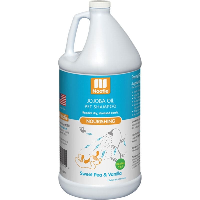 Nootie Dog Shampoo Sweet Pea Vanilla 1 Gallon - Pet Supplies - Nootie