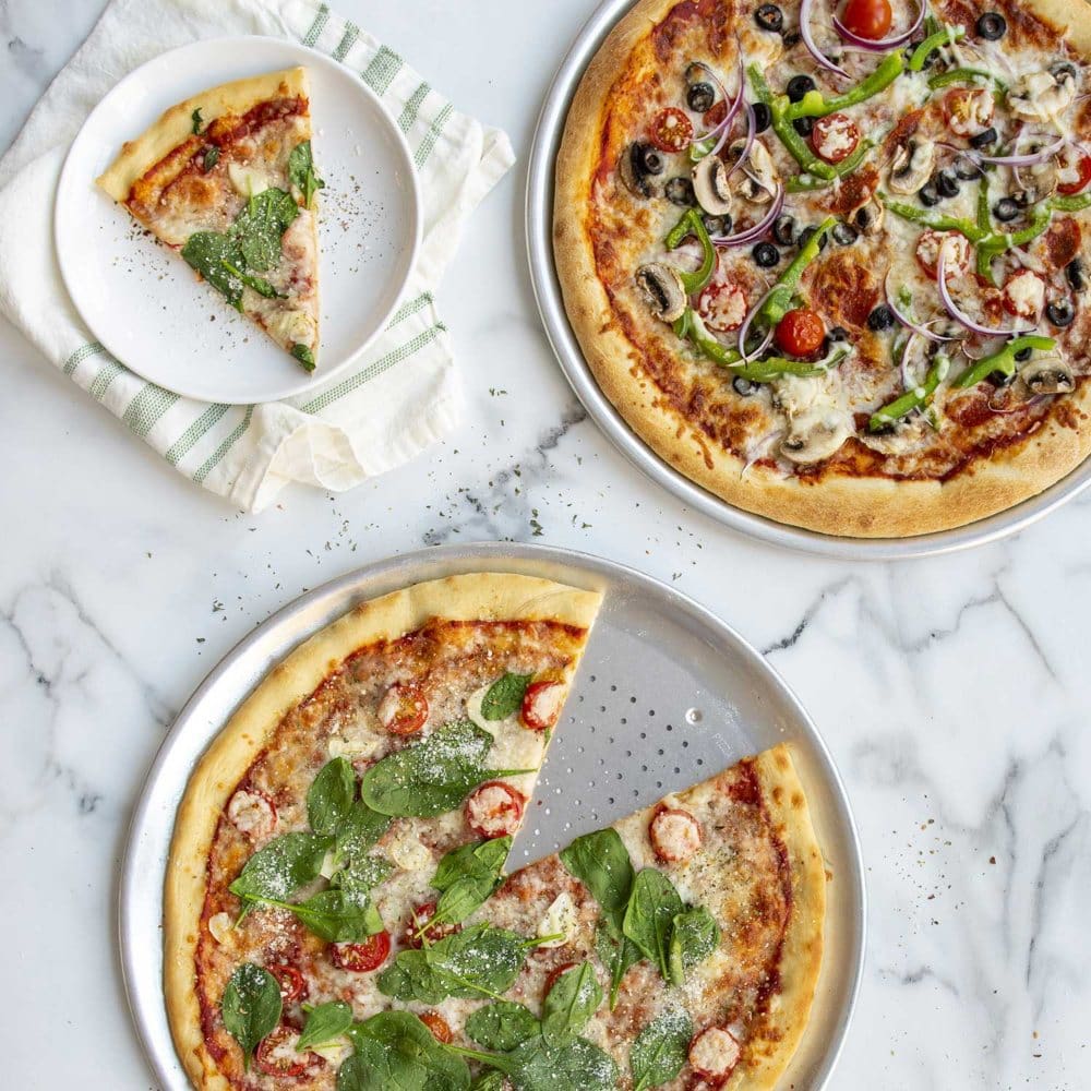 Nordic Ware Traditional and Crisper Pan Pizza Set of 2 - Bakeware - Nordic Ware