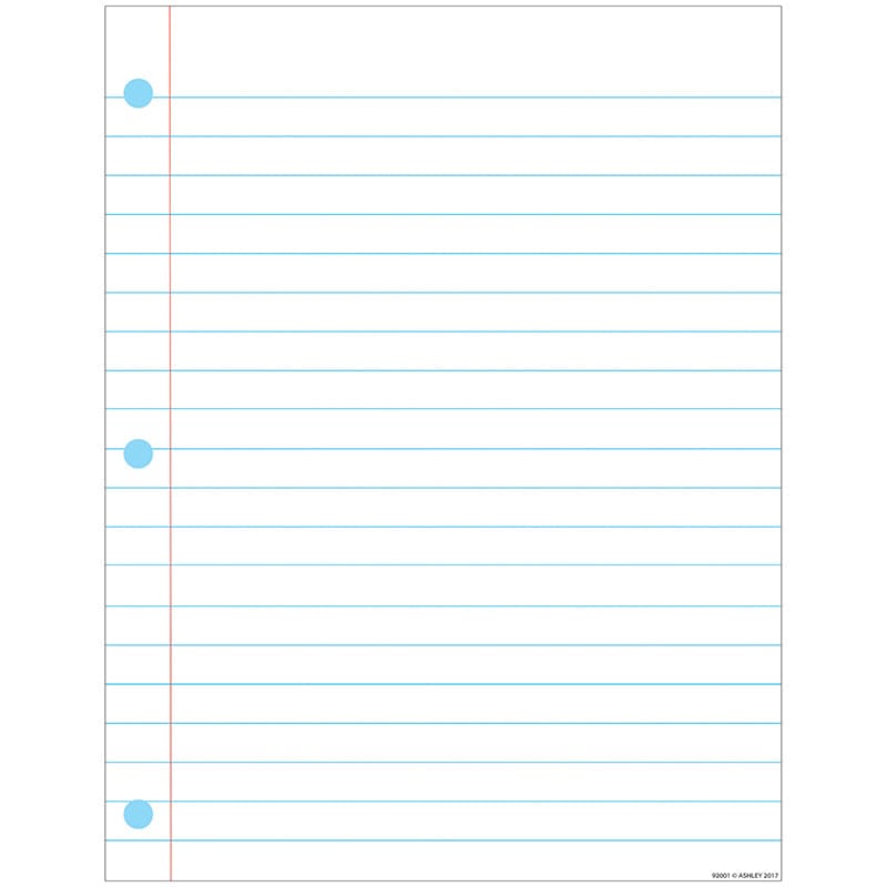 Notebook Paper 17X22 Chart Smart Poly (Pack of 12) - Language Arts - Ashley Productions