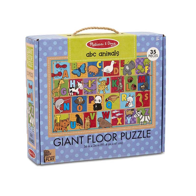 Np Giant Floor Puzzle Abc Animals - Floor Puzzles - Melissa & Doug