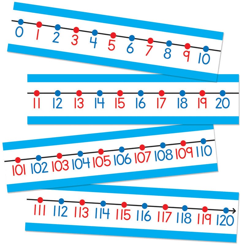 Number Line Bulletin Board Set (Pack of 3) - Number Lines - Carson Dellosa Education