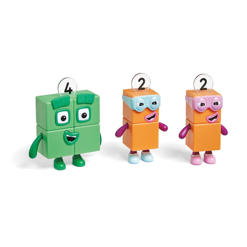 Numberblocks 4 & Terrible Twos Figures (New Item With Future Availability Date) (Pack of 3) - Dolls - Learning Resources