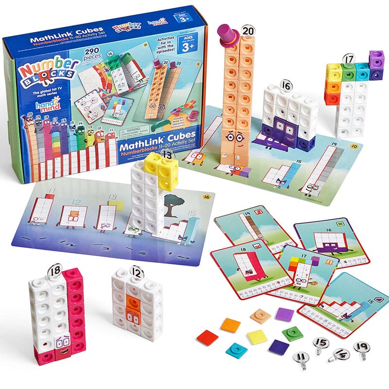 Numberblocks Mathlink Cubes 11-20 Activity Set - Math - Learning Resources