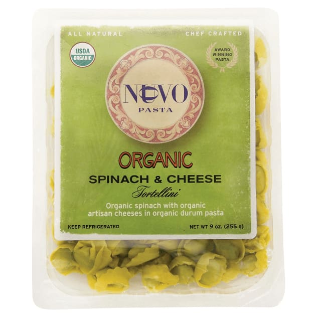 Nuovo Pasta Nuovo Pasta Organic Spinach and Cheese Tortellini Pasta, 9 oz