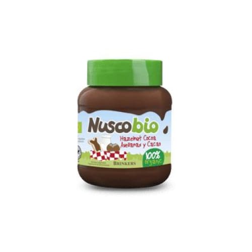 NUSCOBIO Organic Chocolate Cream with Hazelnuts 14.11 oz. (400 g.) - NUSCOBIO