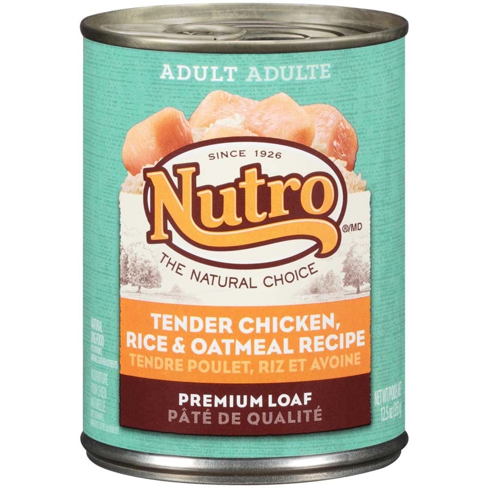 Nutro Products Chicken Rice and Oatmeal Recipe Canned Dog Food 12Ea/12.5 Oz 12 Pk - Pet Supplies - Nutro