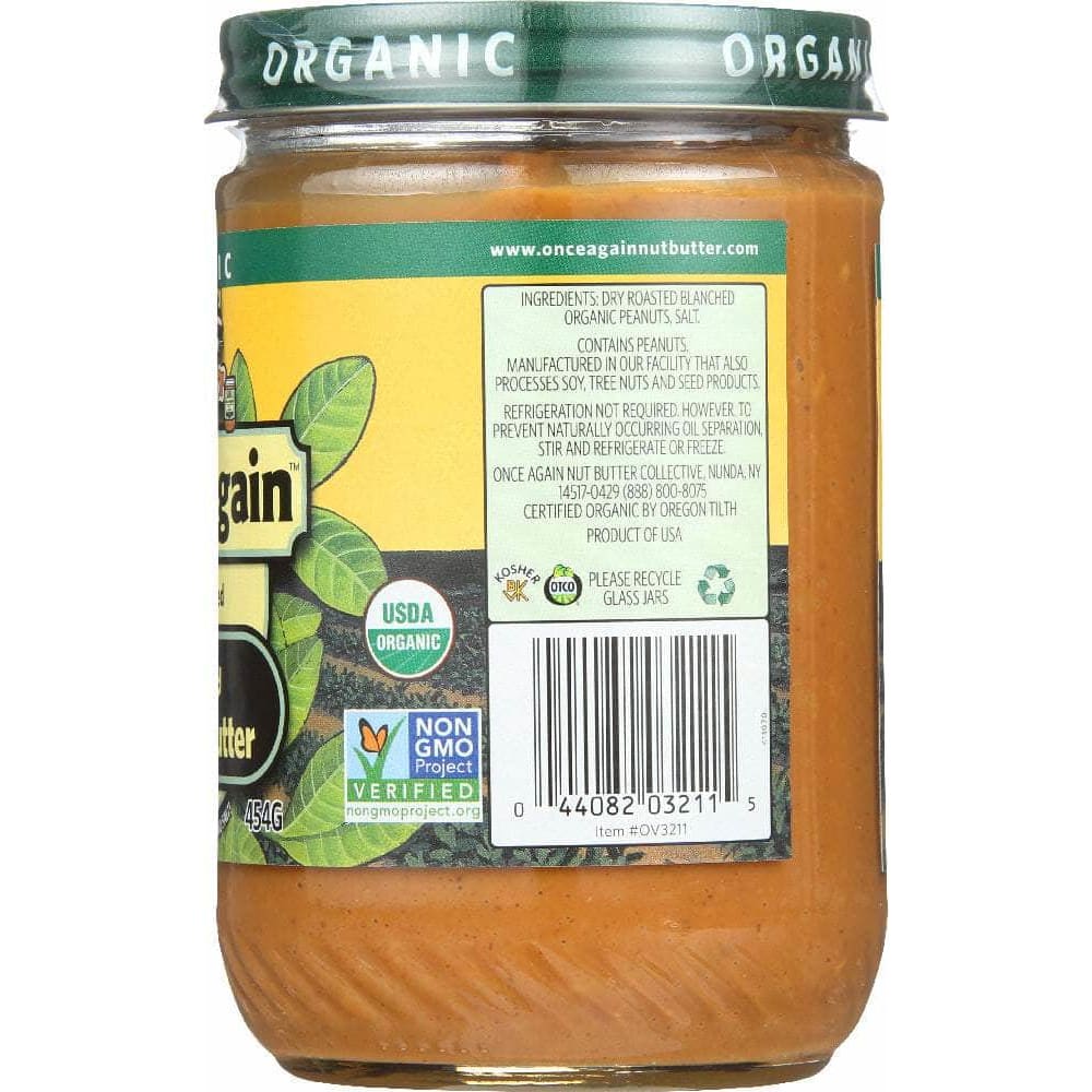 Once Again Once Again Peanut Butter Crunchy Organic, 16 oz