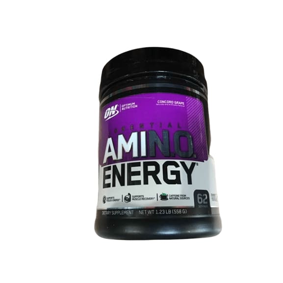 OPTIMUM NUTRITION ESSENTIAL AMINO ENERGY, Concord Grape, 62 Servings - ShelHealth.Com