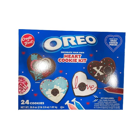 Oreo Valentine Hearts Cookie Decorating Kit 35.87 oz. - Oreo