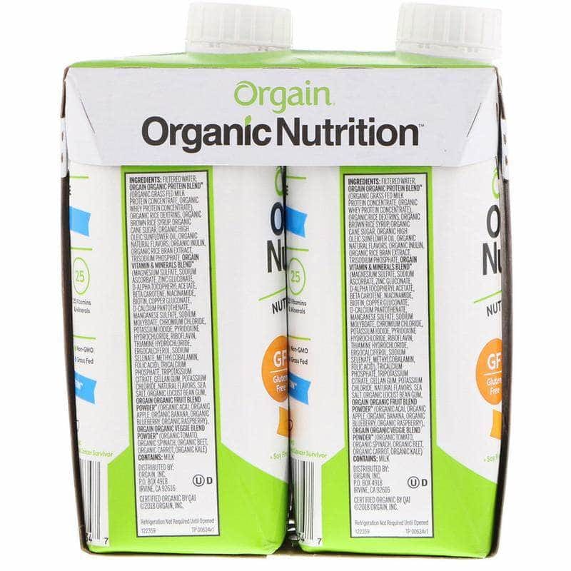 ORGAIN Orgain Banana Cream Nutritional Shake, 44 Fo
