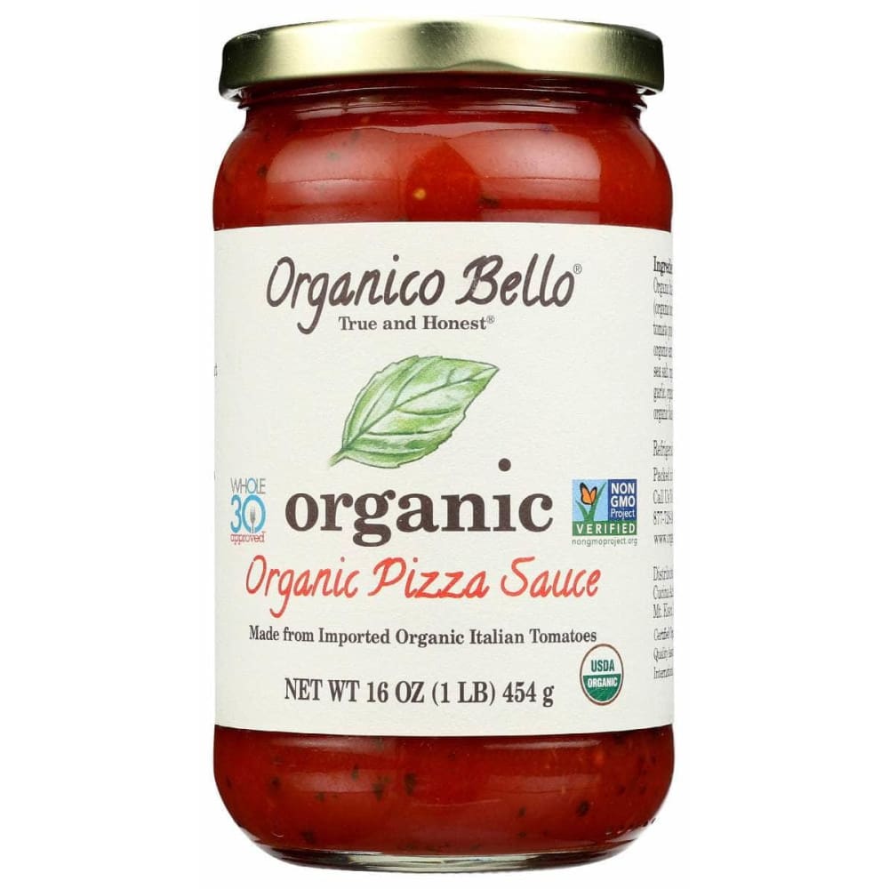 ORGANICO BELLO ORGANICO BELLO Sauce Pizza And Pasta Org, 16 oz