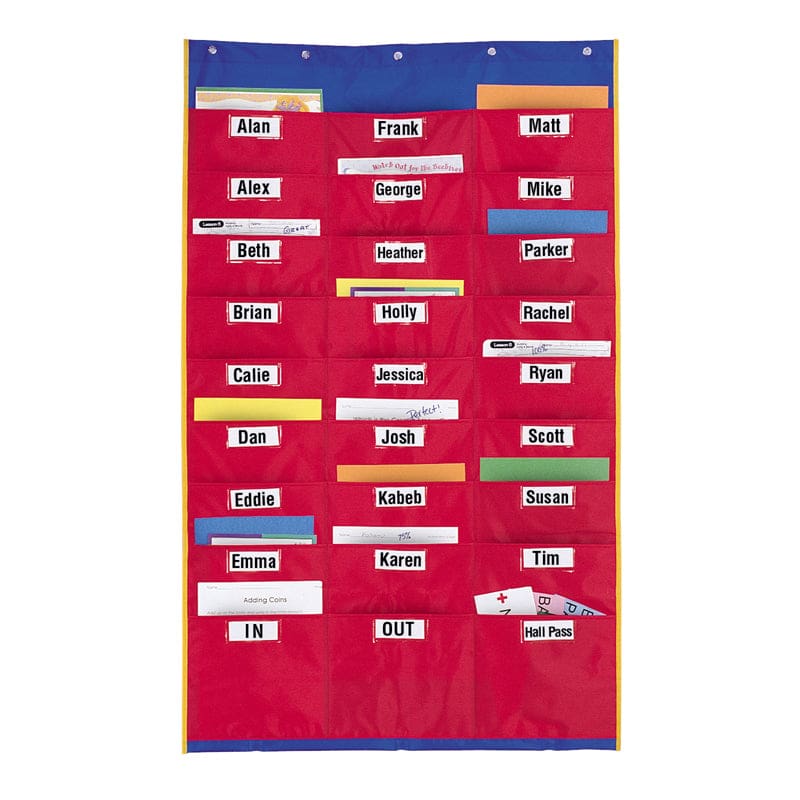 Organization Station Pocket Chart - Pocket Charts - Learning Resources