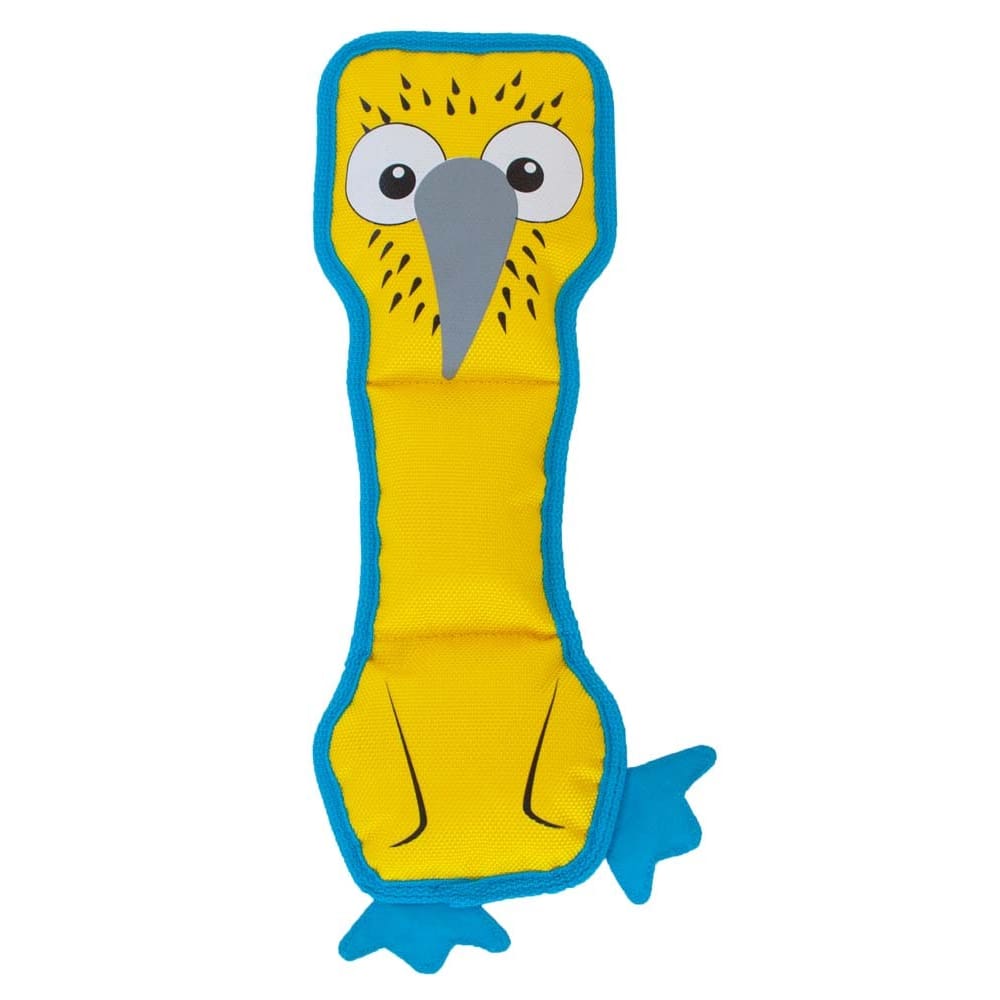 Outward Hound Invincibles Fire Dog Toy Biterz Blue Footed Boobie Bird Medium - Pet Supplies - Outward Hound