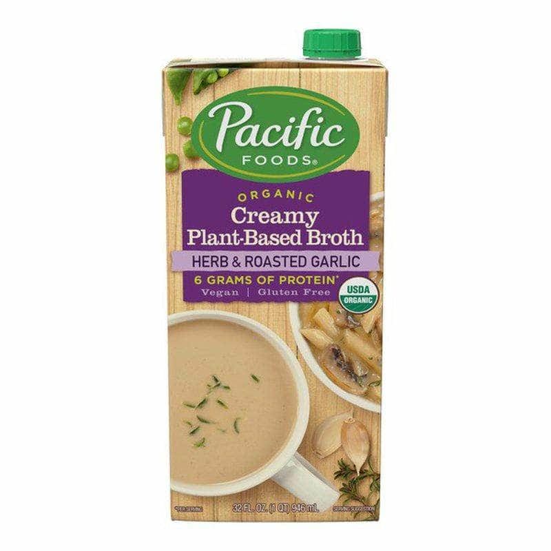 PACIFIC FOODS Pacific Foods Herb And Roasted Garlic Plant Based Broth, 32 Oz