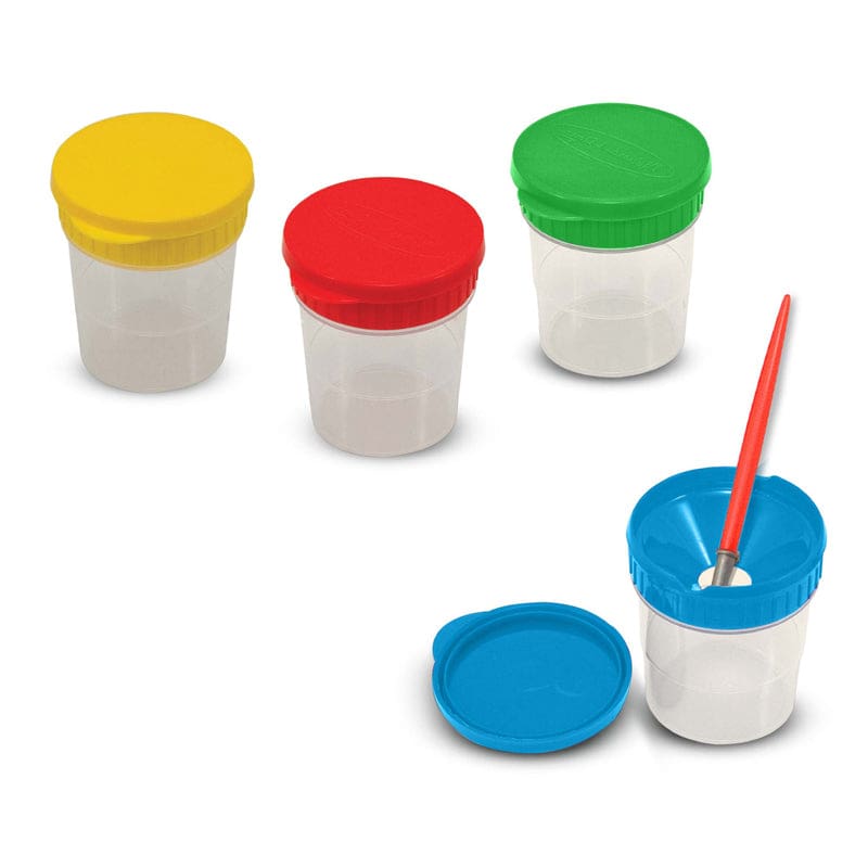 Paint Cups Set Of 4 (Pack of 2) - Paint Accessories - Melissa & Doug