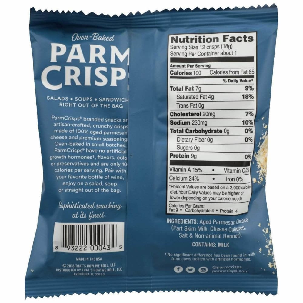 PARM CRISPS Parm Crisps Original, 3.78 Oz