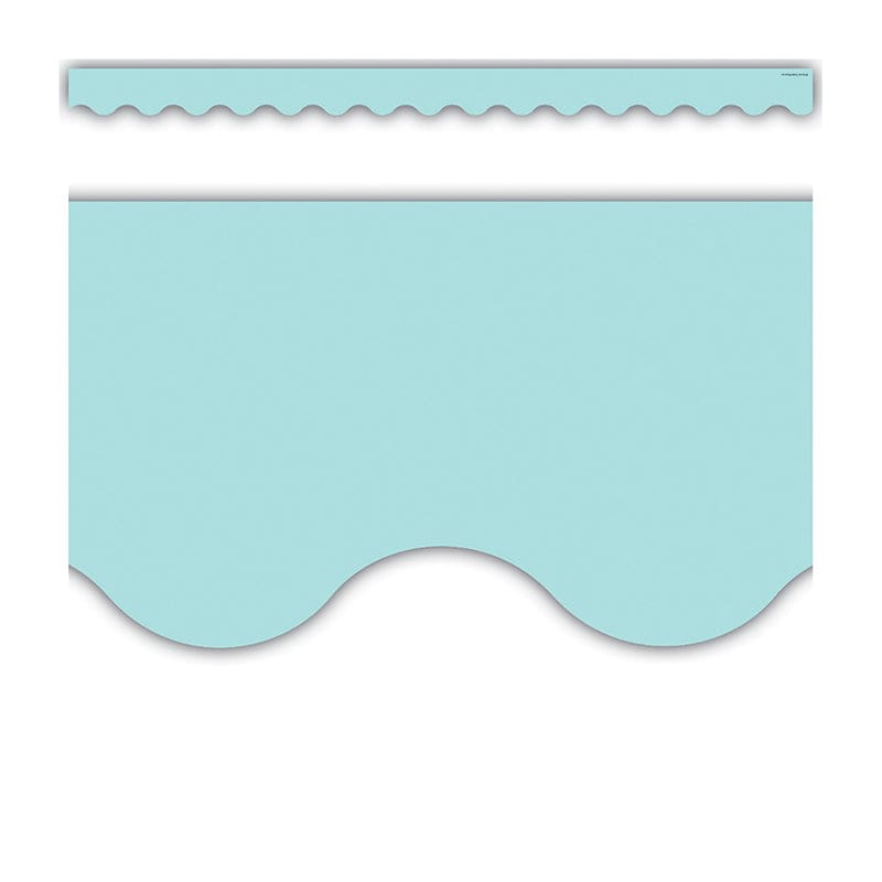 Pastel Blue Scalloped Border Trim (Pack of 10) - Border/Trimmer - Teacher Created Resources
