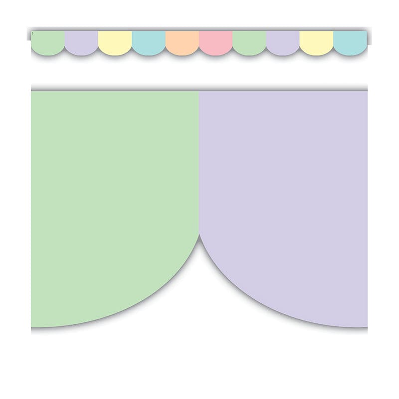 Pastel Pop Scalloped Border Trim (Pack of 10) - Border/Trimmer - Teacher Created Resources