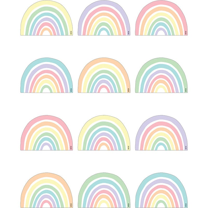 Patel Pop Rainbows Mini Accent 36Ct (Pack of 10) - Accents - Teacher Created Resources
