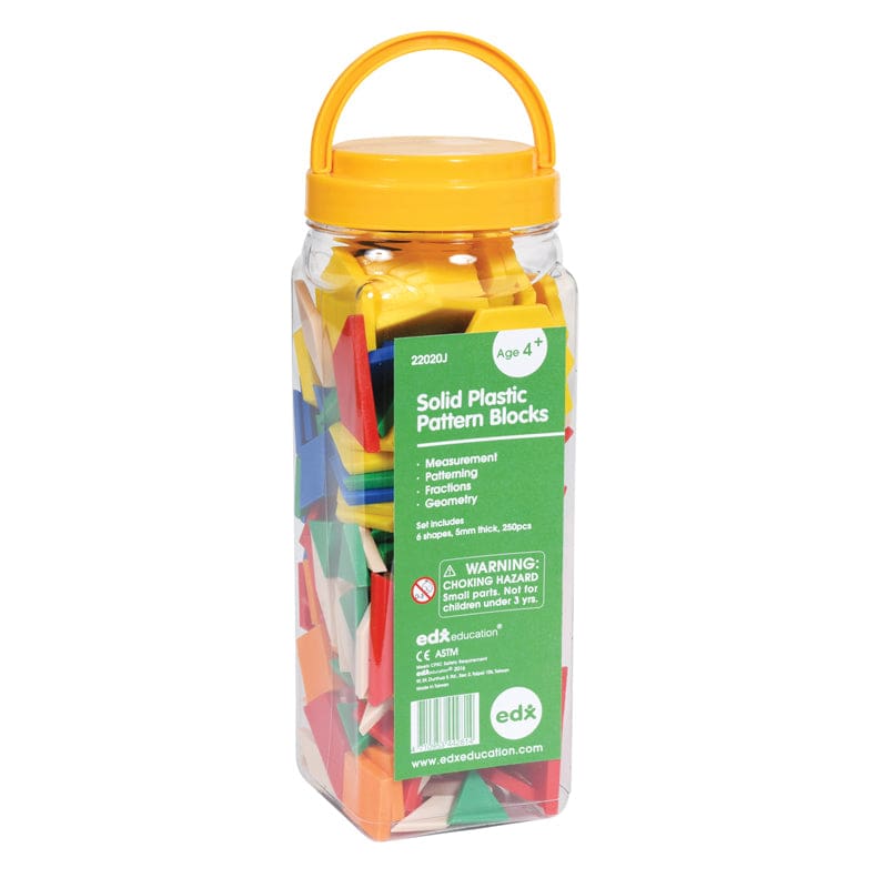 Pattern Blocks Plastic (Pack of 2) - Geometry - Learning Advantage