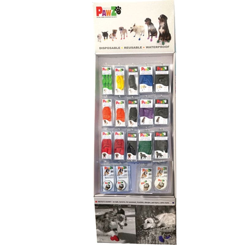 Pawz Dog Boot Maxwax Display 62 Piece - Pet Supplies - Pawz