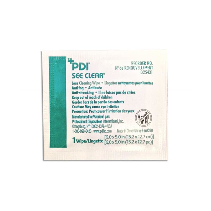 PDI See Clear Eyeglass Cleansing Wipe Box of 120 (Pack of 3) - Over the Counter >> Eye Care - PDI