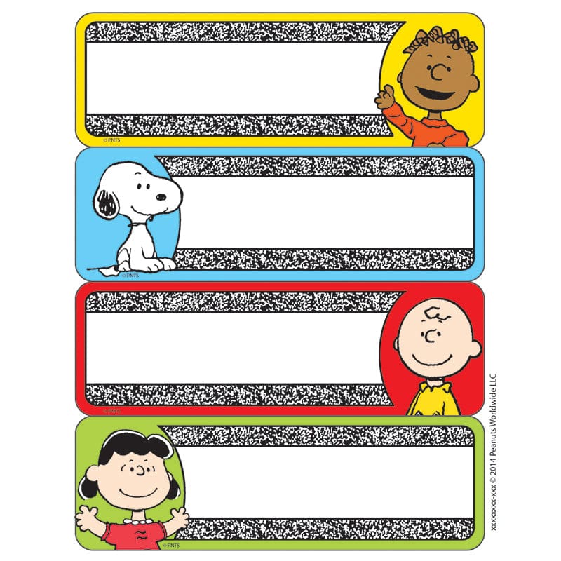 Peanuts Composition Label Stickers (Pack of 10) - Stickers - Eureka