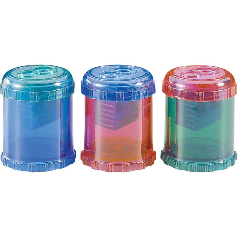 Pencil Sharpener 2 Hole Manual Plastic (Pack of 12) - Pencils & Accessories - Acme United Corporation