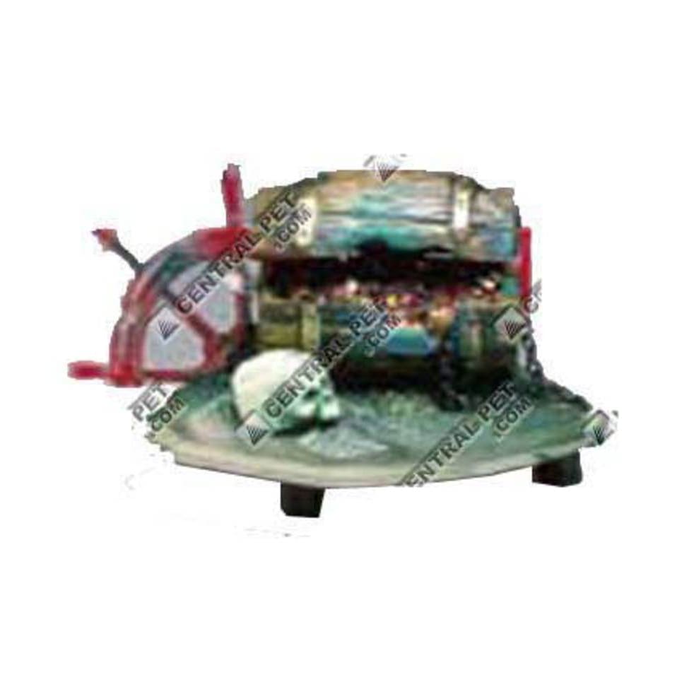 Penn-Plax Barrel of Jewels Air Aquarium Ornament Brown - Pet Supplies - Penn-Plax