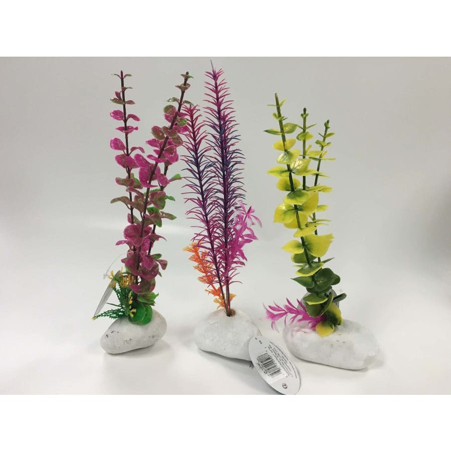 Penn-Plax Rock Aquarium Plant Style Assorted 12 in - Pet Supplies - Penn-Plax