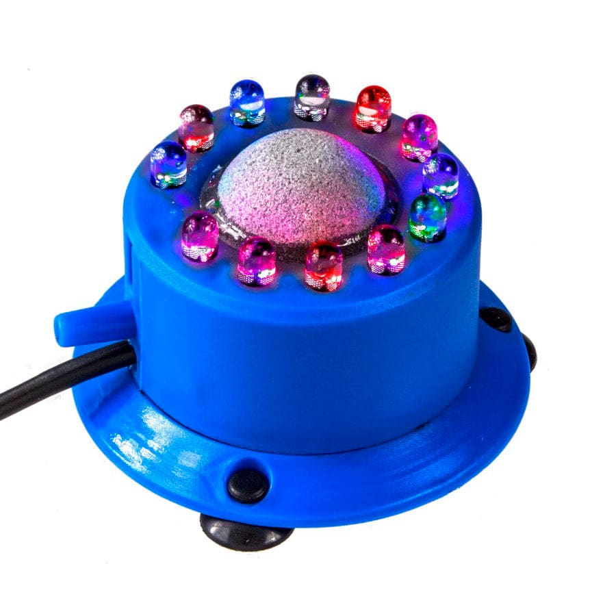 Penn-Plax Round LED Air Stone Blue 3 in x 2 in - Pet Supplies - Penn-Plax