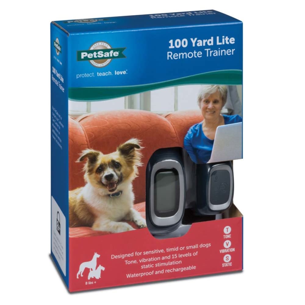 PetSafe Lite Remote Trainer Dog Collar Blue 100 Yards - Pet Supplies - PetSafe