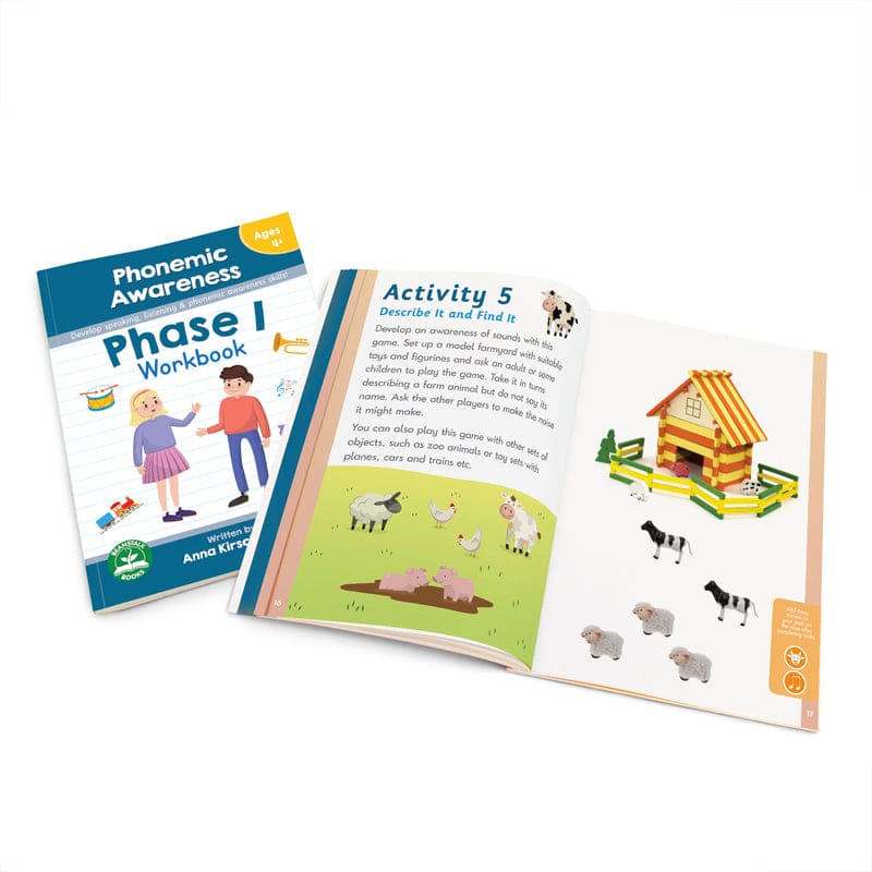 Phase 1 Phonemic Awareness Workbook (Pack of 8) - Phonics - Junior Learning