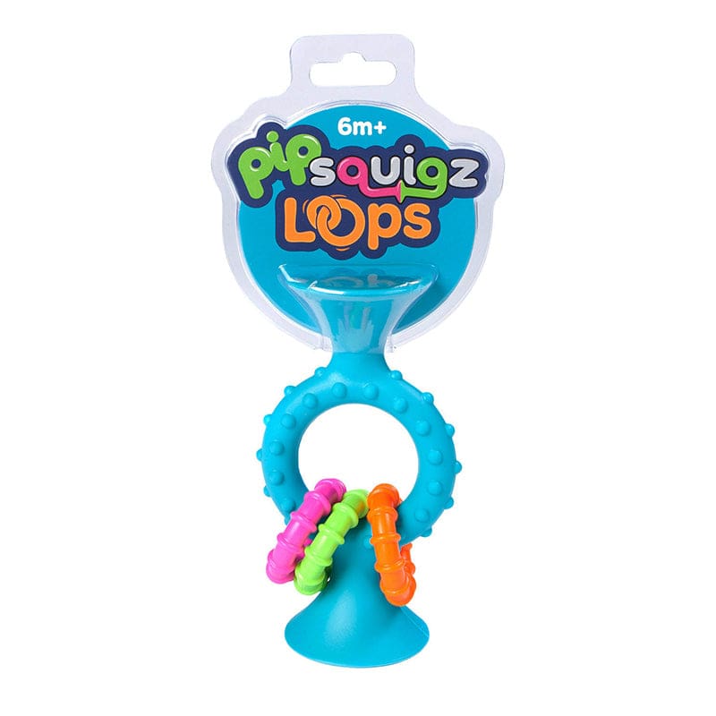 Pip Squigz Loops- Teal (Pack of 6) - Hands-On Activities - Fat Brain Toy Co.