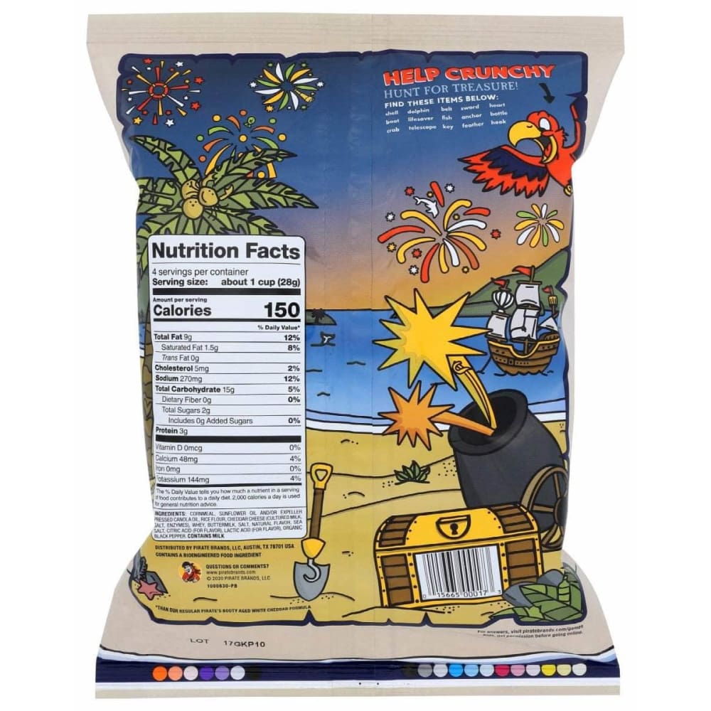 PIRATE BRANDS Pirate Brands Puffs Cheddar Blast, 4 Oz