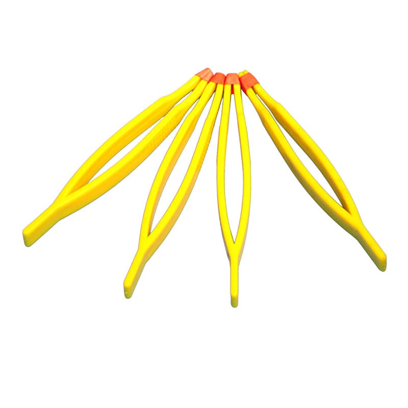 Plastic Tweezers Set Of 4 (Pack of 8) - Lab Equipment - Fun Science