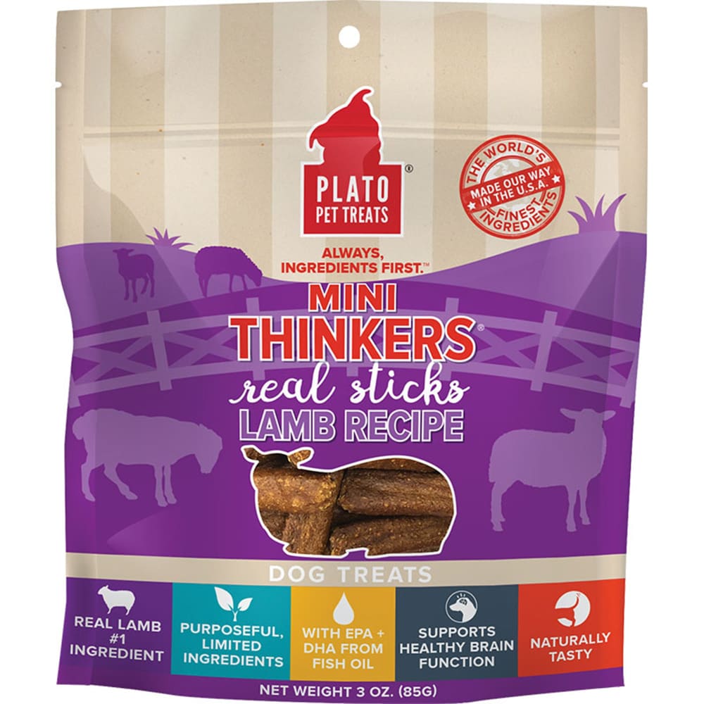 Plato Dog Mini Thinkers Lamb 3Oz - Pet Supplies - Plato