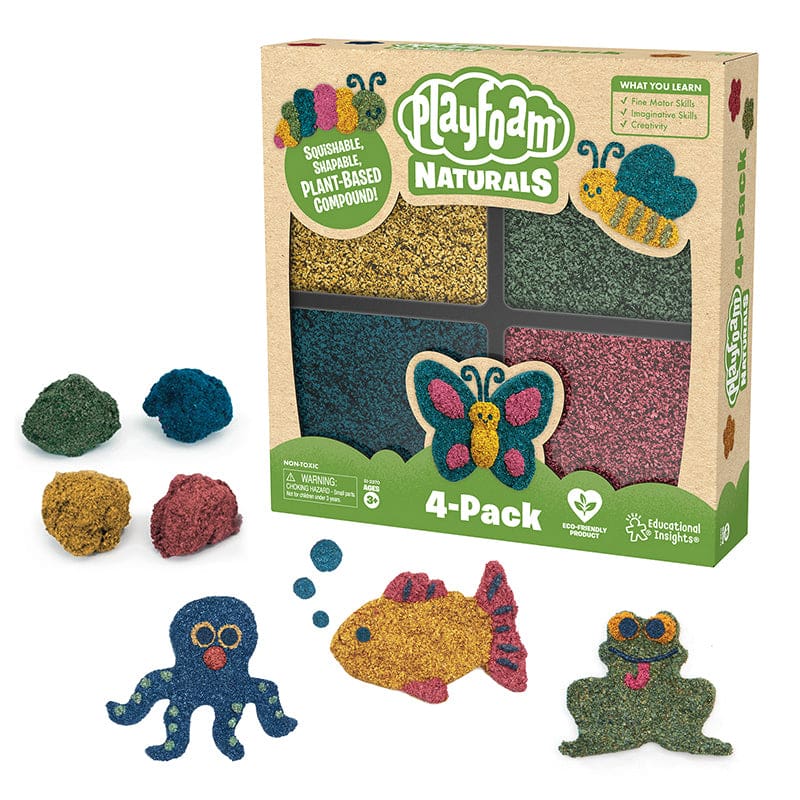 Playfoam Naturals 4-Pack (Pack of 2) - Foam - Learning Resources